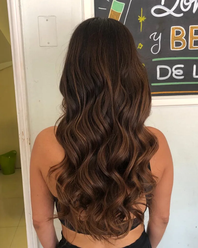Balayage chocolate, trabajo de color de Gaby Villablanca